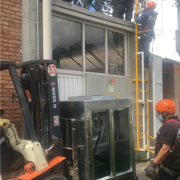 Fabricación e instalación Ductos de Ventilación